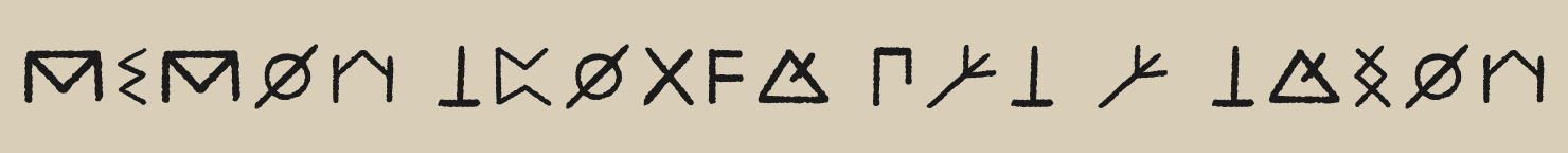 EVERY SCRIPT HAS A STORY in Rune symbol substitution cipher, Strange Runes (Gravity Falls)