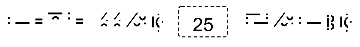 R2D2 HAS 25 PARTS, written in Maximal alphabet (Beast Wars Transformers), with the text that has no glyph in dashed boxes
