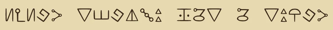 EVERY SCRIPT HAS A STORY, written in The Author's symbol substitution cipher (Gravity Falls, Journal 3)
