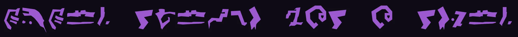 EVERY SCRIPT HAS A STORY, written in Decepticon script (Transformers)