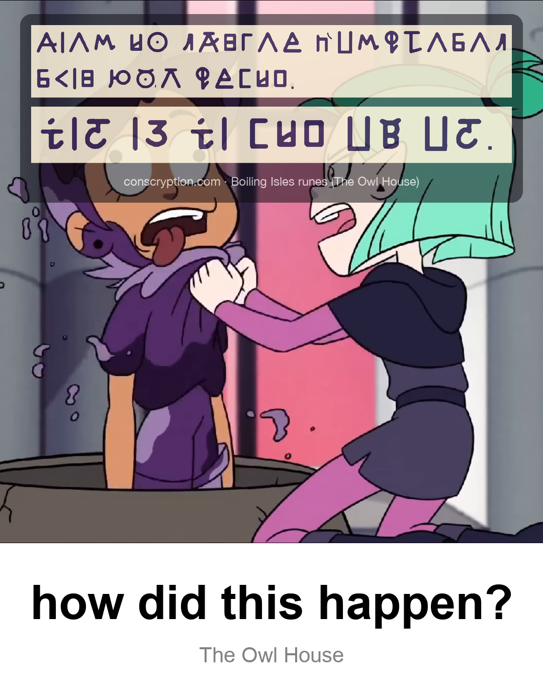 Lumity Confession, Hoomity Contingency (Boiling Isles runes (The Owl House))